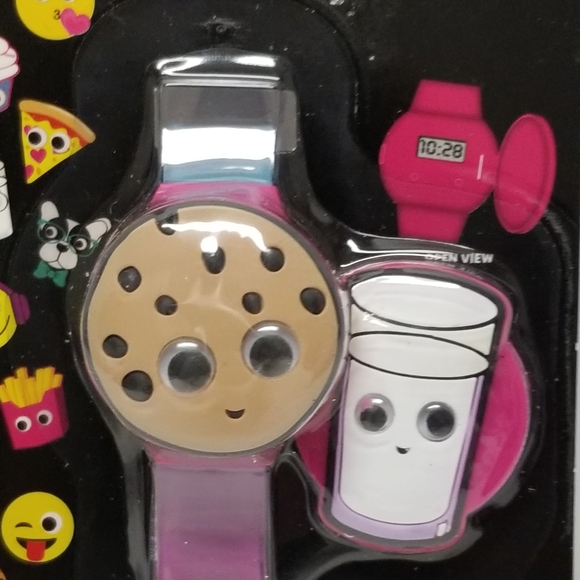 LED Watch Cookies & Milk Flip - Picture 1 of 4